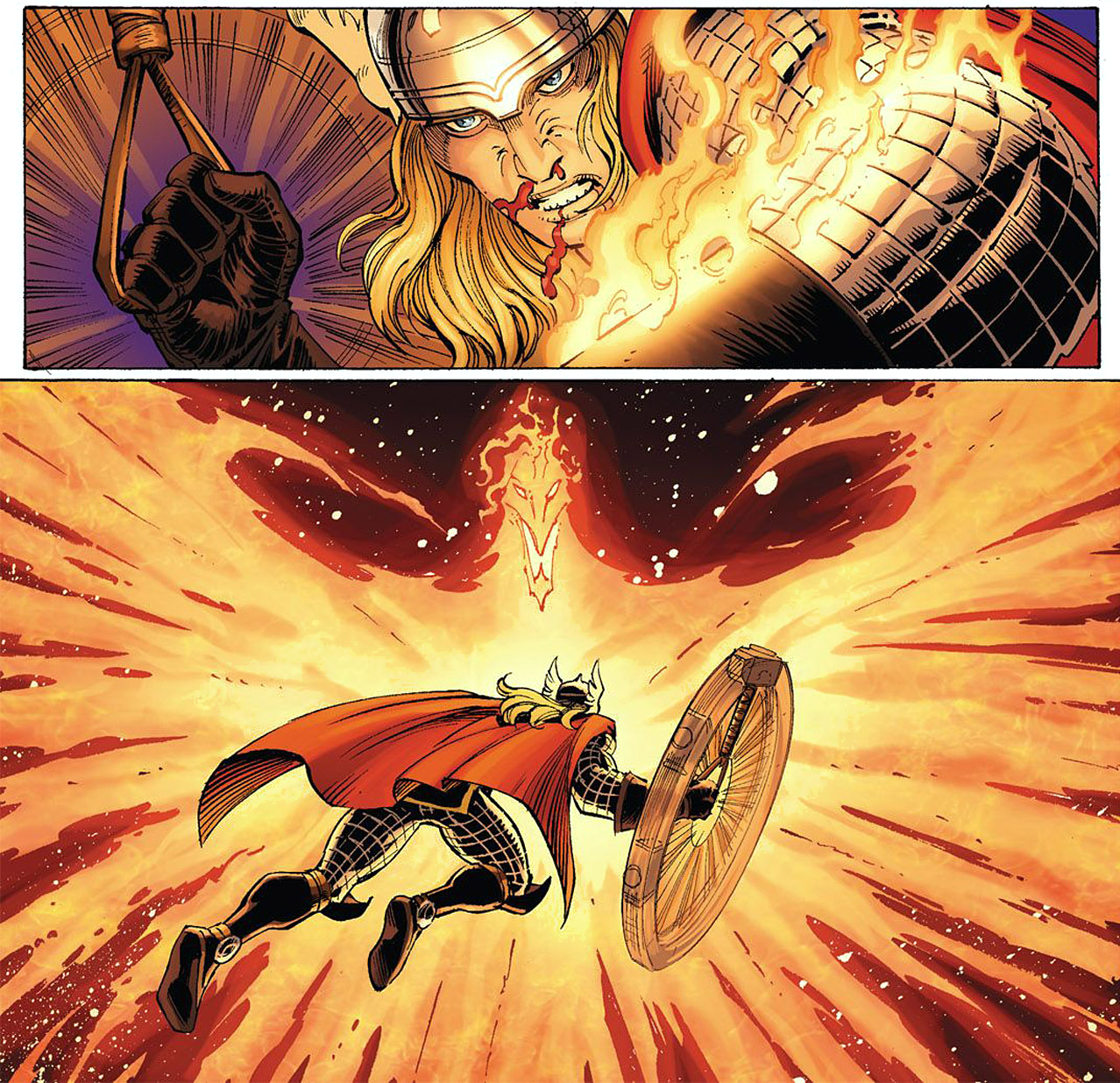 Marvel | Thor vai lutar com o Wolverine que esta sob domínio da Fênix