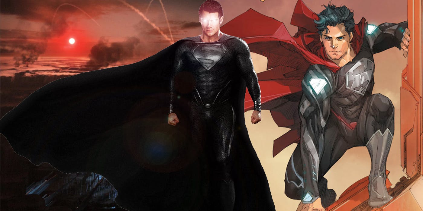 Liga da Justiça | Fã edita cena de luta de luta do Superman usando uniforme preto!